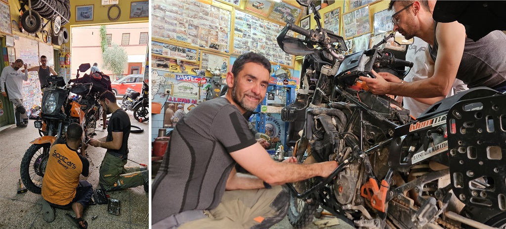 Voyage moto au Maroc - Les aventures de Michel, Ixtem Moto